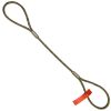 1" x 17' Standard Eye Wire Rope Sling -  6x25 Steel Core Wire Rope
