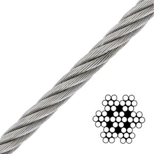 1/4" x 1000' 7x7 Galvanized Aircraft Cable - Premium