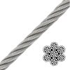 1/4" x 200' 7x19 Galvanized Aircraft Cable