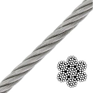 1/4" x 200' 7x19 Galvanized Aircraft Cable