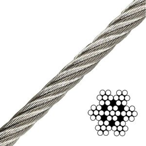 1/16X250' 7X7 Stainless Steel Aircraft Cable T304 - Premium
