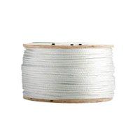 Solid Braid Nylon Rope #7 x 1000' - White