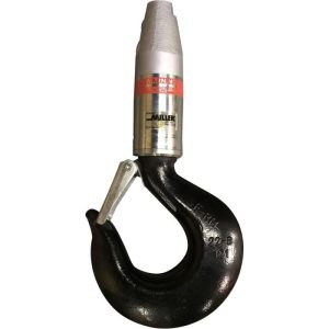 Miller Lifting Products HH-515 Angular Contact Ball Bearing Swivel, Socket to Hook (WLL 35 ton)