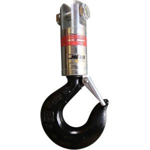 Miller Lifting Products H-115 Angular Contact Ball Bearing Swivel, Jaw to Hook (WLL 25 ton)