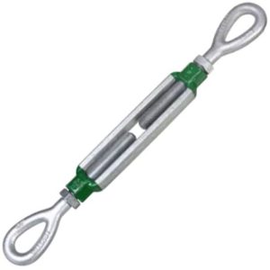 Green Pin G-6311 Turnbuckle Eye & Eye 3/4" x 12" - Hot Dip Galvanized