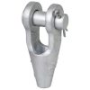 Green Pin 2-1/4" - 2-3/8" G-6412 Galvanized Open Spelter Socket