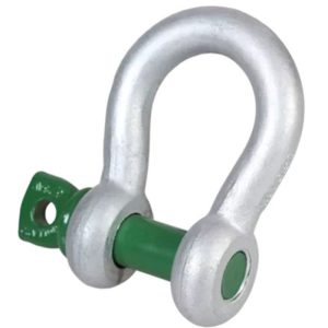 Green Pin G-4161 Screw Pin Bow Shackle 1/4" - Hot Dip Galvanized