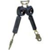 DBI-SALA 3100550 Nano-Lok Dual Leg Self Retracting Lifeline with Steel Snap Hooks, Web 6'