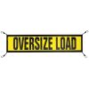 14" x 60" EZ Hook Mesh "Oversize Load" Escort Sign with Integrated Bungee Cords